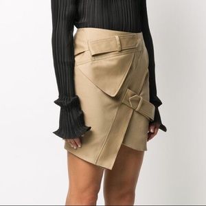 Alexandre Vauthier asymmetrical zip detail skirt size 36